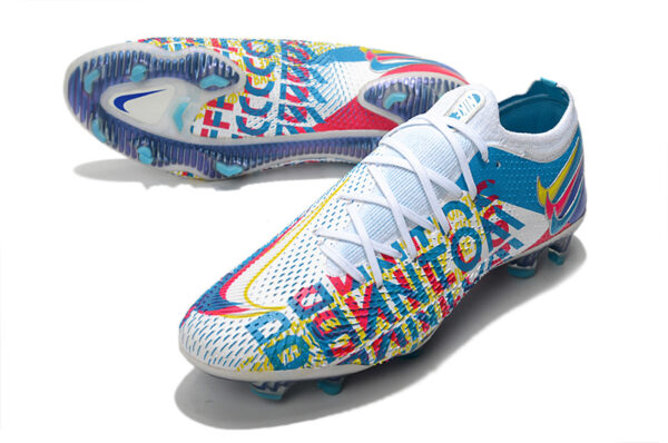 Nike Phantom GT Elite 3D Campo - Branca/Azul - Image 3