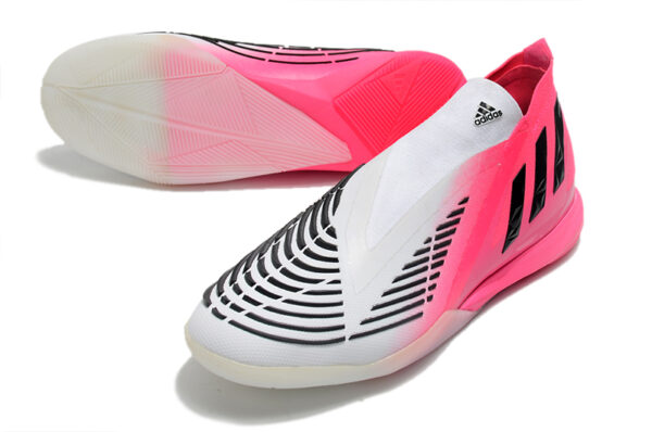 Adidas Predator Edge1 Futsal - Branca/Rosa - Image 3