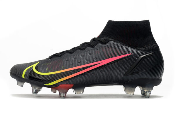 Nike Mercurial Superfly VIII Elite SG Campo Trava Mista - Preta/Rosa