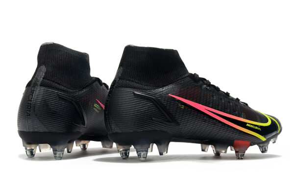 Nike Mercurial Superfly VIII Elite SG Campo Trava Mista - Preta/Rosa - Image 3