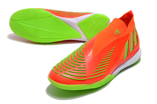 Adidas Predator Edge1 Futsal - Laranja/Verde - Image 2