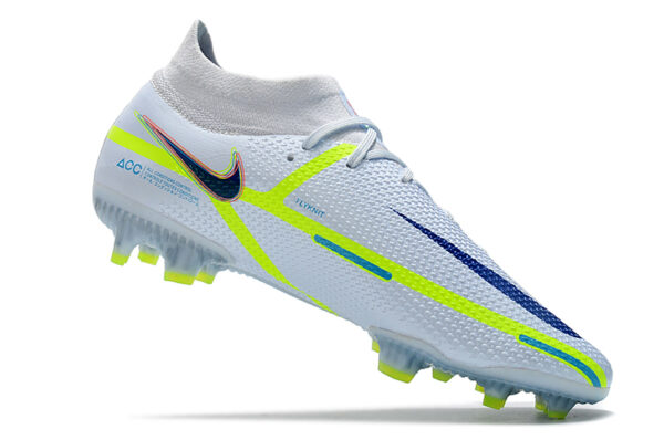 Nike Phantom GT2 Dynamic Fit Elite Campo - Branca/Verde/Azul - Image 4