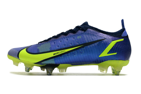 Nike Mercurial Vapor XIV Elite SG Campo Trava Mista - Roxa/Verde