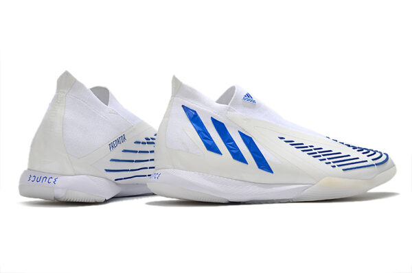 Adidas Predator Edge1 Futsal - Branca/Azul - Image 2