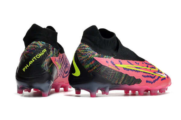 Nike Phantom GX Elite Campo Cano Alto - Preta/Rosa - Image 3