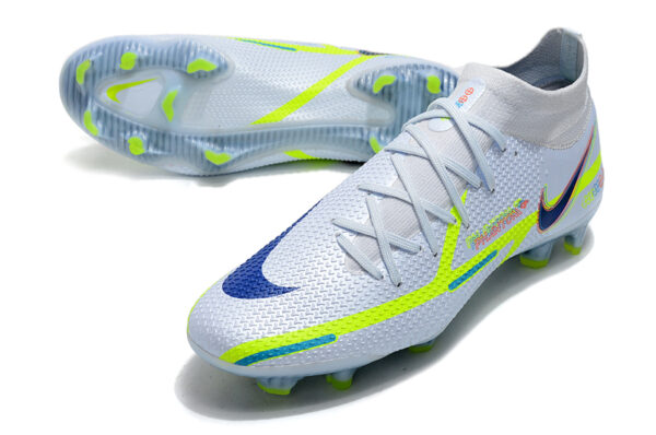 Nike Phantom GT2 Dynamic Fit Elite Campo - Branca/Verde/Azul - Image 3