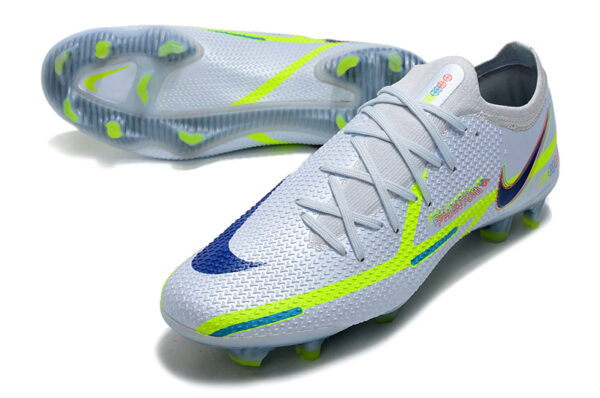 Nike Phantom GT2 Elite Campo - Branca/Verde/Azul - Image 3