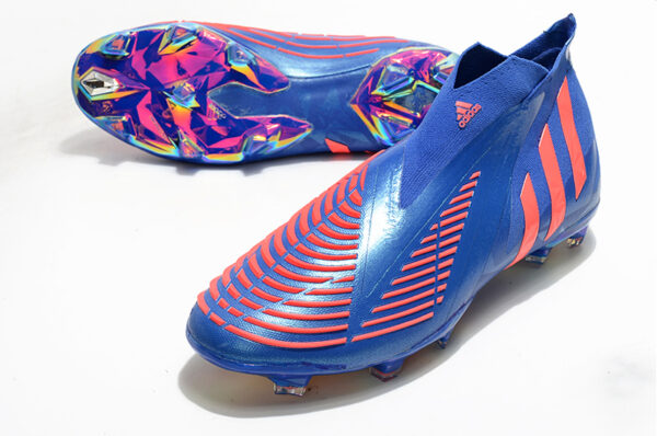 Adidas Predator Edge+ Campo - Azul/Laranja - Image 3