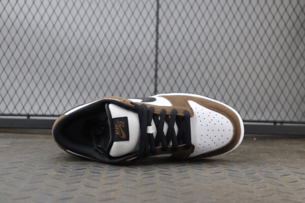 Nike SB Dunk Low White Black Trail End - Image 4