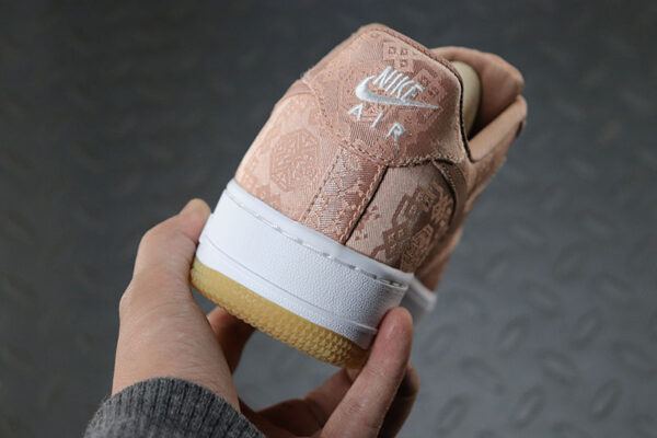 Nike CLOT × N Air Force 1 “Rose Gold Silk” - Image 4