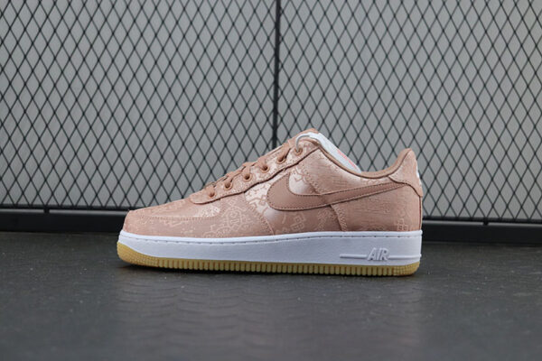 Nike CLOT × N Air Force 1 “Rose Gold Silk”