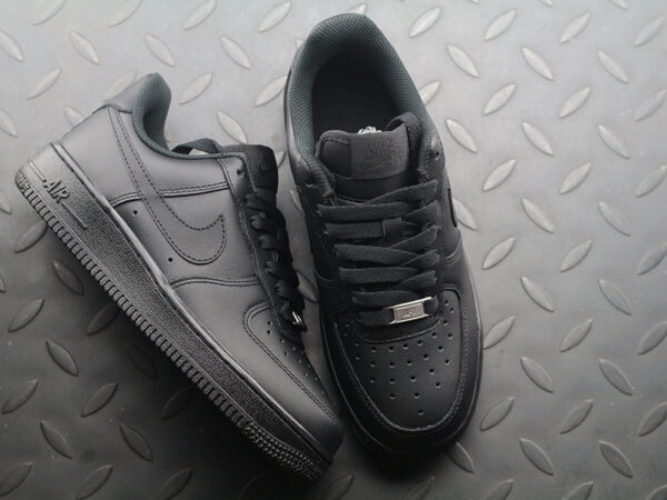 Nike Air Force1 Black Low - Image 3