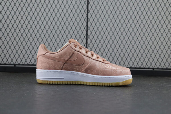 Nike CLOT × N Air Force 1 “Rose Gold Silk” - Image 2