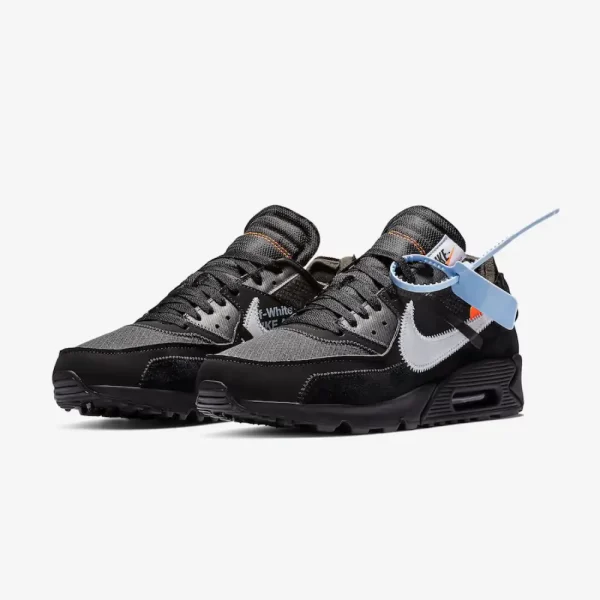 Nike Air Max 90 Off White Black - Image 7