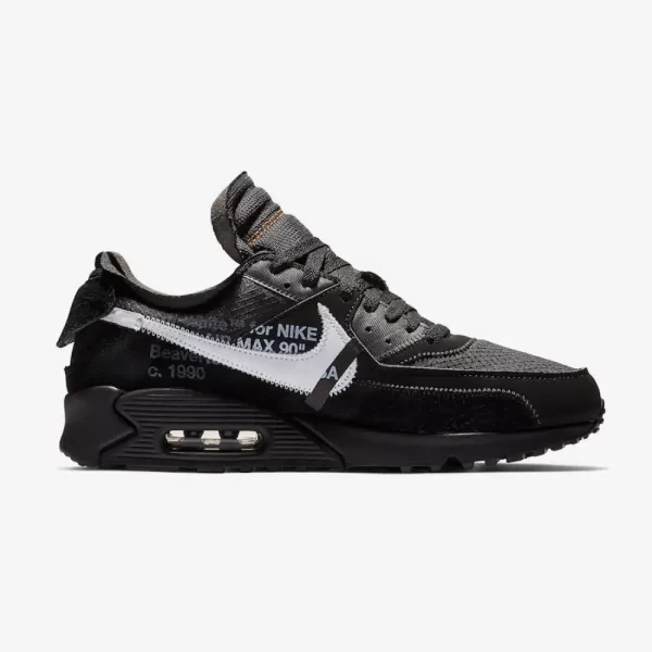 Nike Air Max 90 Off White Black - Image 5