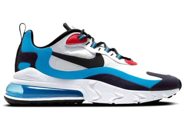 Nike Air Max 270 React Photo Blue University Red - Image 3