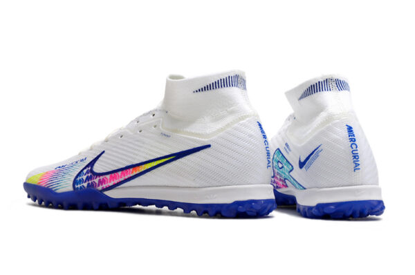 Nike Air Zoom Mercurial Superfly IX Elite – Branco/Azul - Image 2