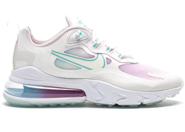 Nike Air Max 270 React Summit White Bleached Aqua - Image 5