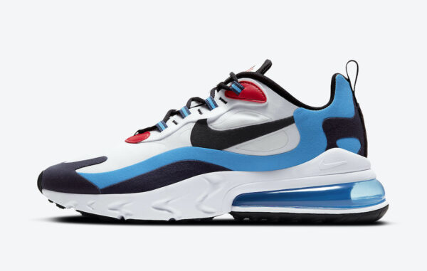 Nike Air Max 270 React Photo Blue University Red