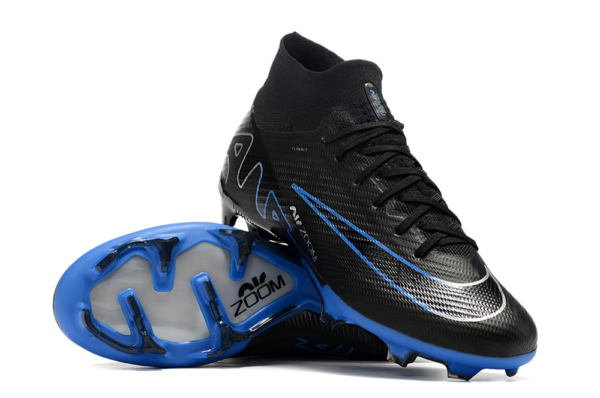 Nike Air Zoom Mercurial Superfly IX Elite - Preto/Azul - Image 4