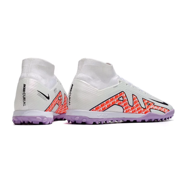 Nike Air Zoom Mercurial Superfly IX Elite – Branco/Roxo - Image 2