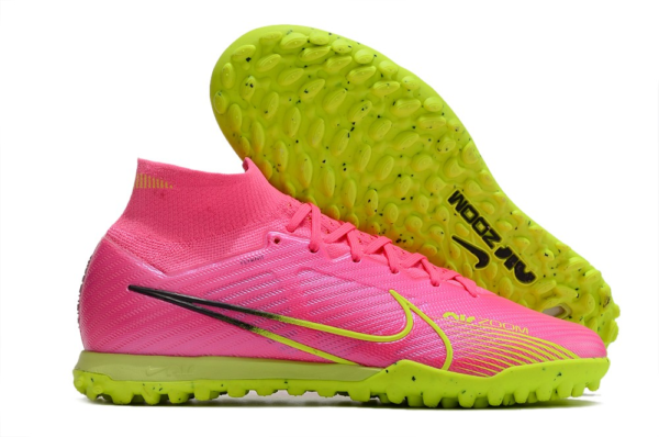 Nike Air Zoom Mercurial Superfly IX Elite – Rosa/Verde - Image 4