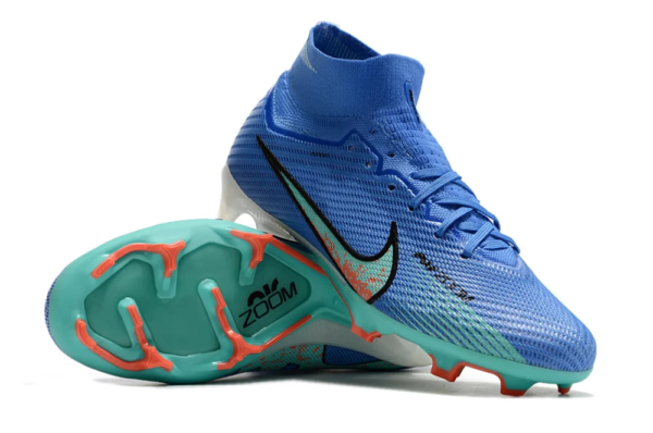 Nike Air Zoom Mercurial Superfly IX Elite – Azul/Verde - Image 4