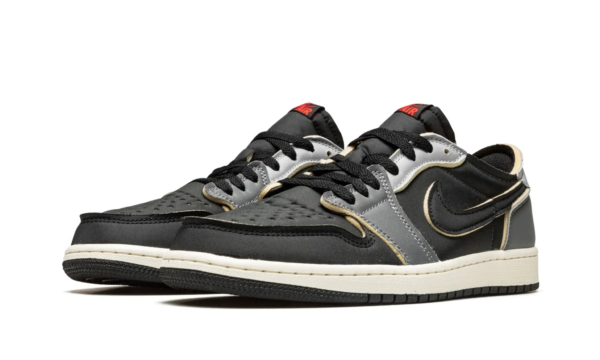 Jordan 1 Low Black Smoke Grey - Image 2