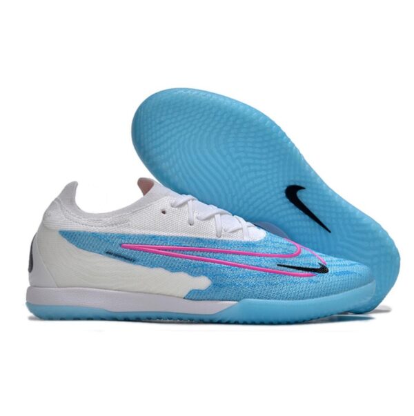 Nike Phantom GX Elite Cano Alto- Branco/Azul - Image 4