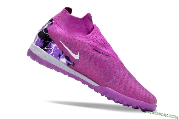 Nike Phantom GX Elite Cano Alto- Rosa/roxo - Image 3