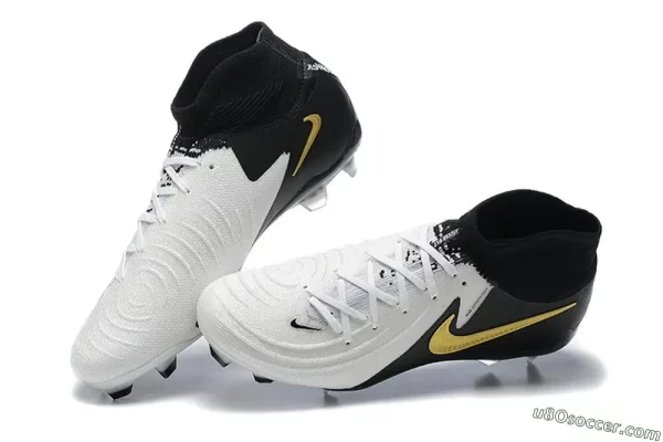 Nike Phantom GX Elite Cano Alto - Preto/Branco - Image 2