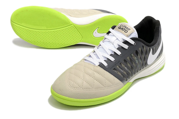 Nike Lunar Gato Preto/Verde - Image 3