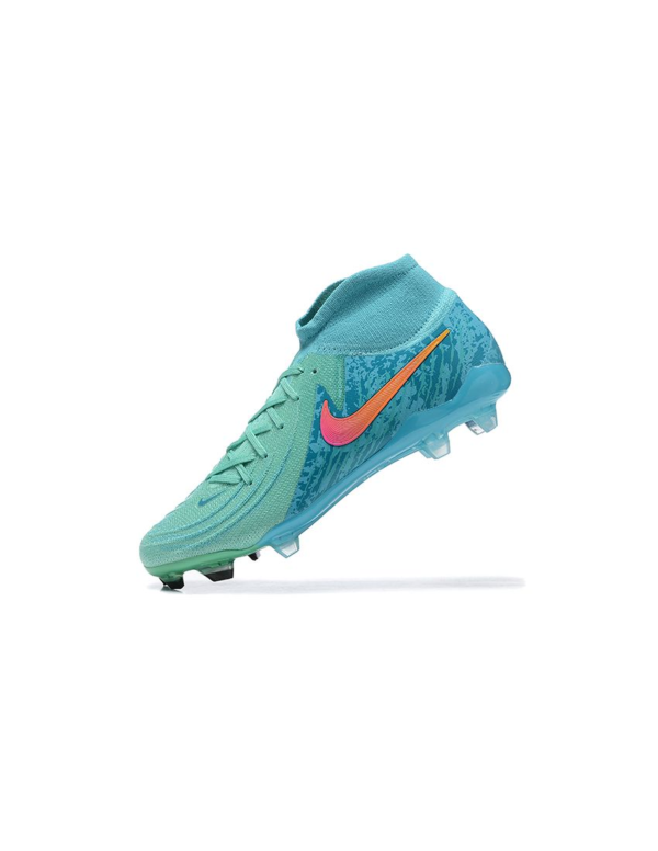 Nike Phantom GX Elite Cano Alto - Azul/Verde