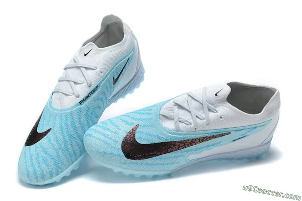 Nike Phantom GX Cano Alto- Azul/Branco - Image 2