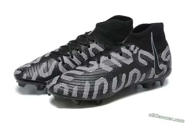 Nike Phantom GX Elite Cano Alto- Preto/Cinza - Image 3