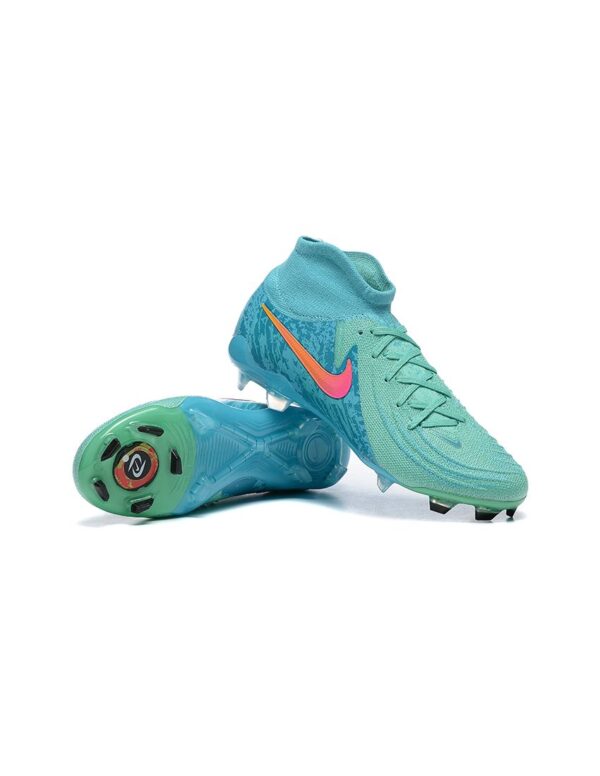 Nike Phantom GX Elite Cano Alto - Azul/Verde - Image 4