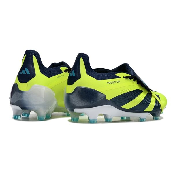 Adidas Predator Elite Tongue FG - Amarelo/Azul/Branco - Image 2