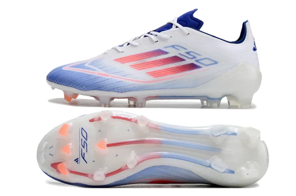 Adidas F50 Elite FG - Branco/Azul/Rosa - Image 2