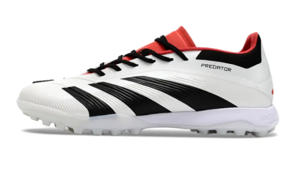 Adidas Predator 24 Elite Low Society - Branco/Preto/Vermelho