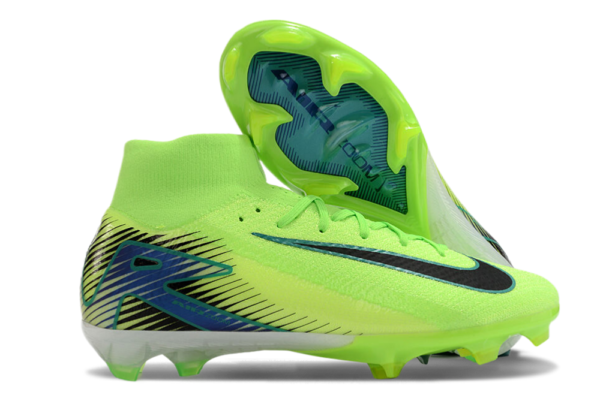 Nike Air Zoom Mercurial Superfly X Elite FG - Verde/Azul/Preto - Image 2