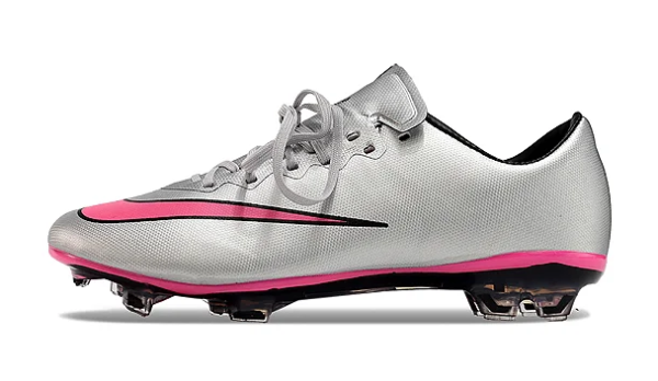 Nike Mercurial Vapor X Elite FG - Cinza/Rosa/Preto